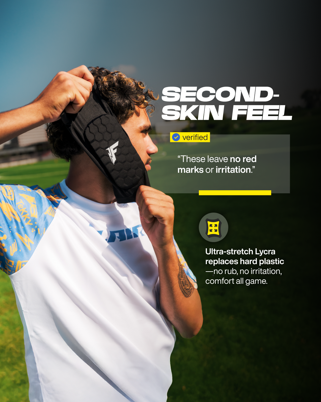 Built-In Shin Pads